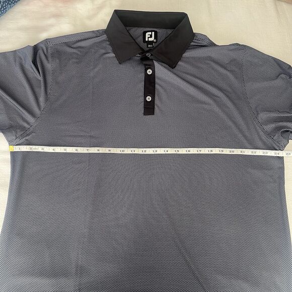 Footjoy Men's XL FJ Golf Polo Short Sleeve Shirts Lot Of 2 Blue & Gray - Picture 8 of 16